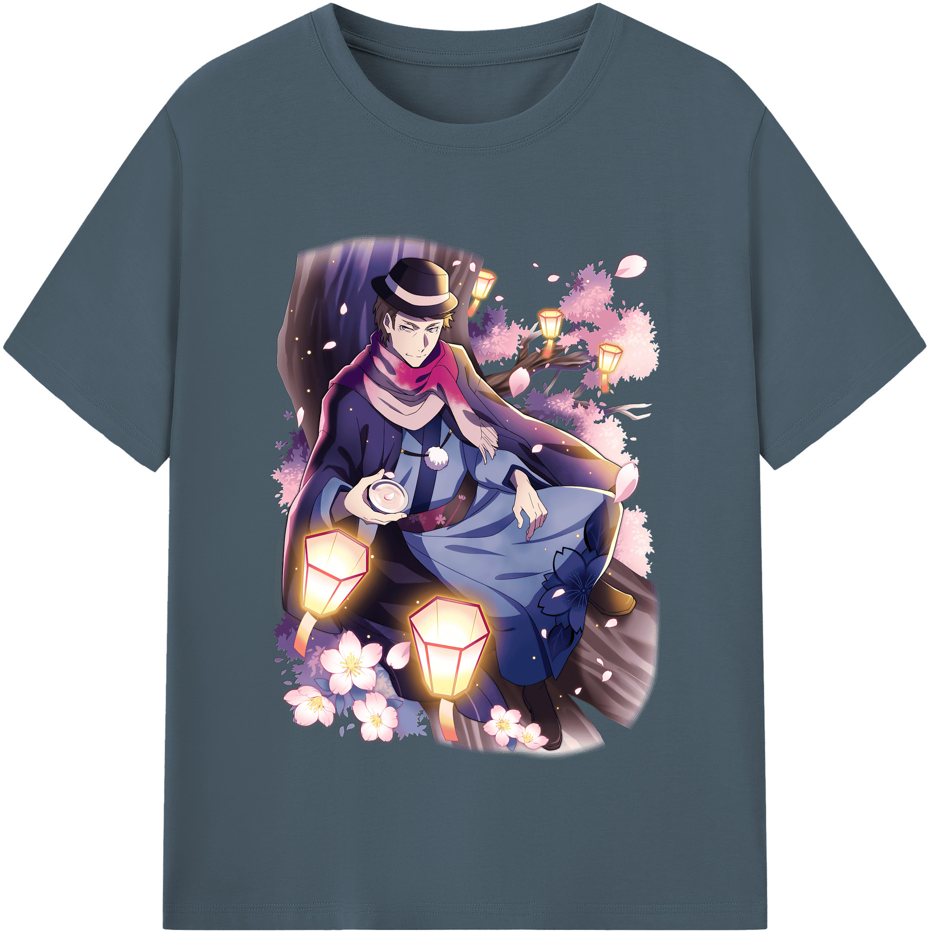 （画像用） 文豪ストレイドッグス Bungo Stray Dogs 綿100％半袖Tシャツ（フロントプリント）